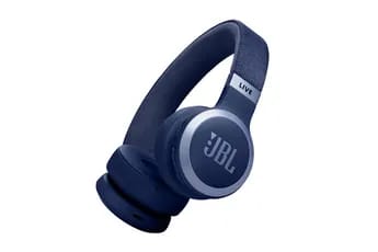Casque audio Jbl Live 670 NC Bleu, Casque Supra-Auriculaire sans fil à réduction de bruit adaptative
