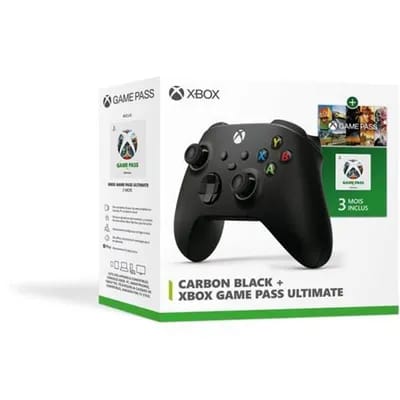 Pack Manette Carbon Black + Xbox Game Pass Ultimate 3 mois Xbox MICROSOFT