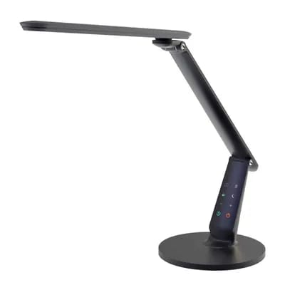 Aluminor Lampe de bureau LED Swingo panneau commande noire