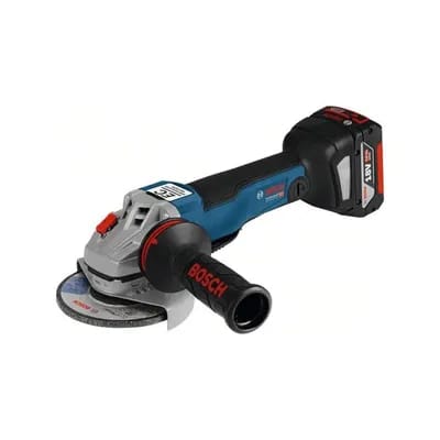 Meuleuse gws 18v-10 pc 18v 5ah 18 v 5 ah batterie 2.5 kg moteur sans charbon 125 mm 9000 trs/min meuleuse gws 18v-10 pc 18v 5ah 0 1 coffret(s) - bosch