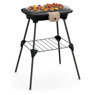 Barbecue Electrique Easygrill Power Pieds, Anti-fumée BG90D814 TEFAL