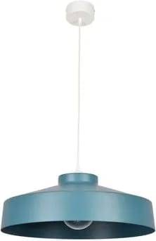 Suspension Archi métal bleu pétrole Ø41 cm