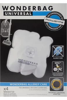 Sac aspirateur Rowenta WONDERBAG SACS UNIVERSELS ALLERGY CARE X4