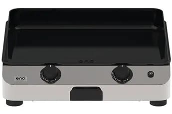 Plancha Eno Plaque fonte emaillee/Chassis inox de qualite, finition marine/Allumage electronique/Recuperateur de jus - 4 pieds