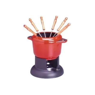 Service À Fondue Standart Fonte Émaillée Rouge * - 89995