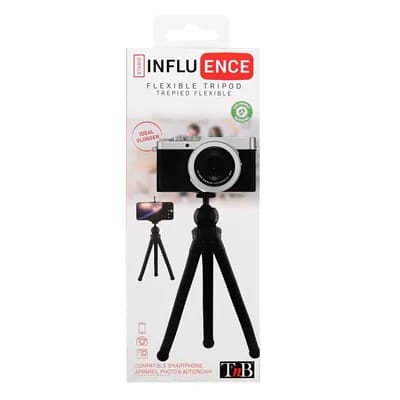 Mini trépied flexible 3 en 1   FTDC3IN1 - Noir T'NB