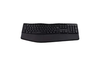 Clavier Tnb ERGO - Clavier ergonomique filaire avec repose-poignet aimante - noir