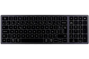KBWPRO - Clavier Bluetooth rechargeable ultra fin - gris bleu