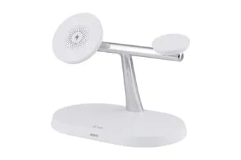 Station de charge sans fil 3 en 1 - blanc