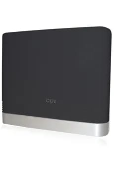 Antenne TV / TNT Cgv Antenne d'intérieur TNT HD amplifiée. Gain réglable. coloris noire laqué.