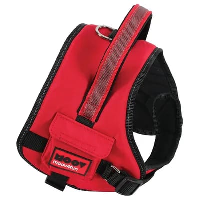 Zolux Moov harnais réglable rouge camouflage L 62-82 cm pour chien