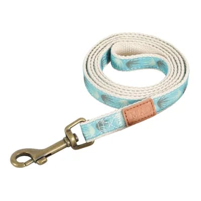 121 cm x 25 mm Taiga Zolux Laisse bleue pour chien