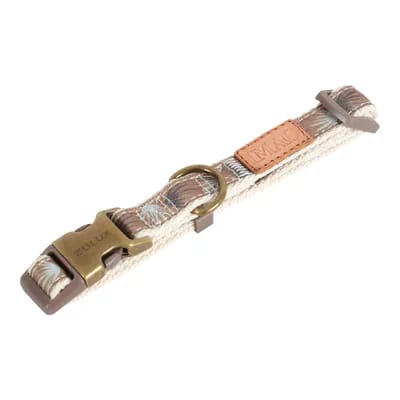 Collier Taiga Zolux, marron taille M : tour de cou 30 à 51 cm, largeur 20 mm pour chien