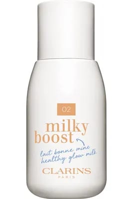 Lait maquillant visage teinté Milky Boost - 02 Milky Nude                                - Clarins