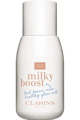 Lait maquillant visage teinté Milky Boost - 03 Milky Cashew                                - Clarins