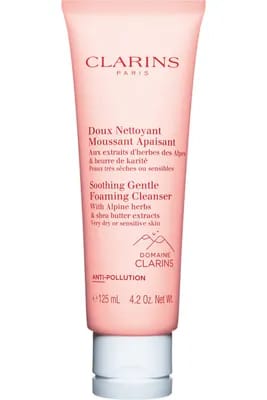 Nettoyant moussant apaisant peaux très sèches ou sensibles                                - Clarins