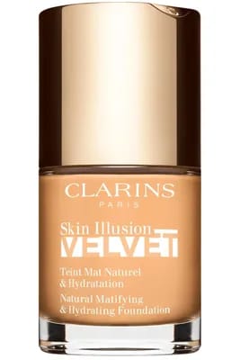 Fond de teint effet mat naturel & hydratation Skin Illusion Velvet - 105N – Nude                                - Clarins