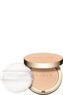 Poudre compacte matifiante infusée au lait de pêcher Ever Matte Compact Powder - 02 – Light                                - Clarins