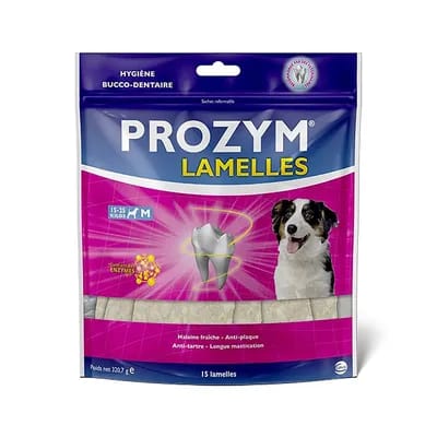 Prozym 2 x 15 lamelles - pour les chiens de taille moyenne (15 - 25 kg)