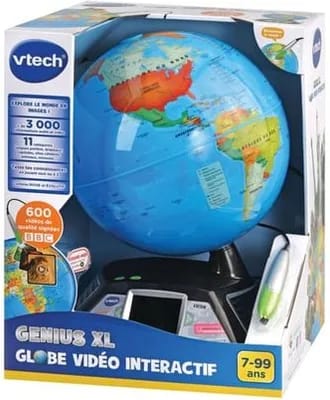 Globe terrestre VTECH Genius XL - Globe vidéo interactif