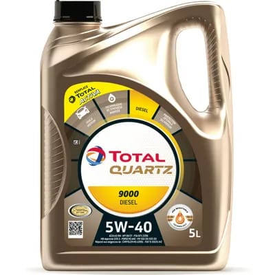 Huile Moteur Total Quartz 9000 5w40 Diesel 5 L