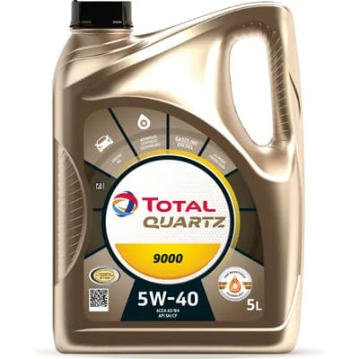 Huile Moteur Total Quartz 9000 Essence Et Diesel 5w40 5l