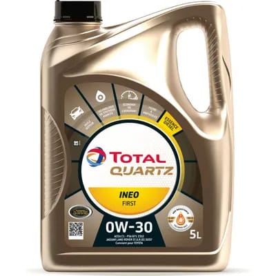 Huile Moteur Total Quartz Ineo First 0w30 Essence Et Diesel 5 L