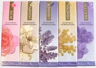Gamme Provence Pack de 5 Sprays Eau de Toilette