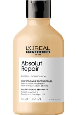 Shampoing réparateur pour cheveux abîmés Absolut Repair - 300mL                                - L'Oréal Professionnel