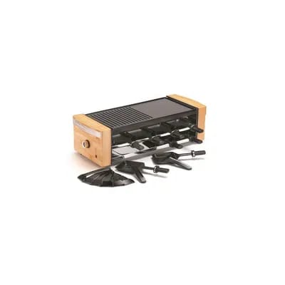 Kitchen Chef - Appareil à raclette 8 personnes 1200w kc.woodlux8