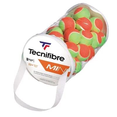 Lot de 36 balles de tennis enfant Tecnifibre Mini Orange