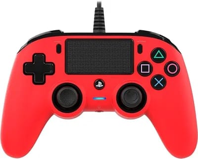 Manette Filaire Nacon Rouge Pour Playstation 4