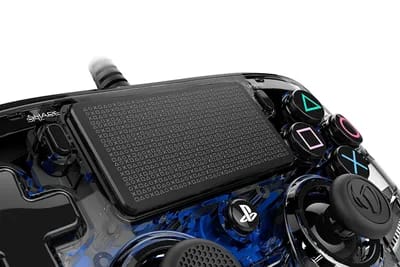 Manette Filaire Nacon Lumineuse Bleue Pour Playstation 4