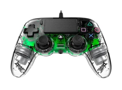 Nacon Manette Officielle Filaire Ps4 Clear Green
