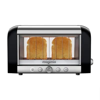 Magimix Le Toaster Vision - Grille-pain -électrique - 2 tranche - noir