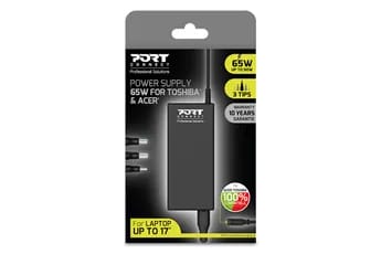 Chargeur et câble d'alimentation PC Port CHARGEUR 65 W POUR ORDINATEUR PORTABLE ACER/TOSHIBA