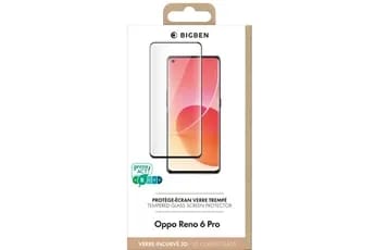 Coque et étui téléphone mobile Bbc Verre trempé 2,5D pour Oppo Reno 6 black 5G
