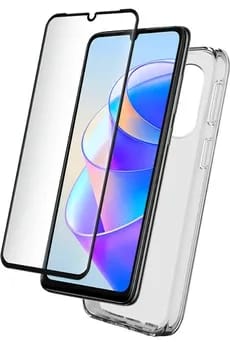 Coque et étui téléphone mobile Bbc Pack silitrans + Verre Trempe 2,5D Pour Honor X7A