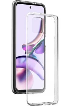 Coque et étui téléphone mobile Motorola Coque silicone transparente pour Motorola Moto G13