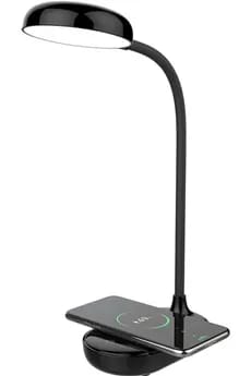 Chargeur induction 15W + lampe de table Glo Noir