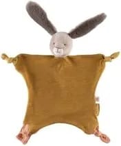 Doudou lapin ocre Trois petits lapins