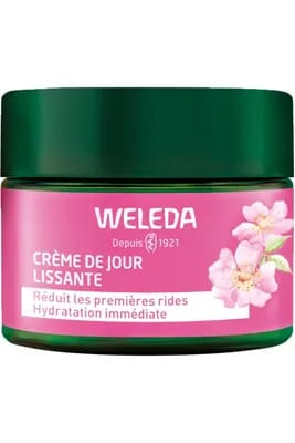 Crème de jour lissante rose musquée & thé blanc                                - Weleda