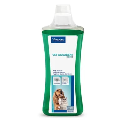 Solution dentaire Virbac Vet Aquadent - lot % : 2 x 500 mL