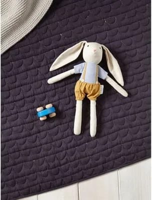 Doudou lapin chiffon