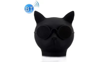 Haut-parleurs Bluetooth Stéréo Forme Mini Chat Mains Libres/Carte TF/FM + SD 4Go