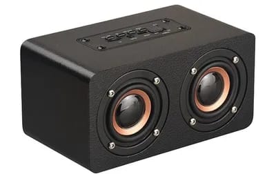 Enceinte Bluetooth 4.2 Subwoofer Mains Libres Radio FM AUX MP3 SD + SD 8Go Noir