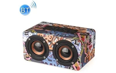 Enceinte Bluetooth 4.2 Subwoofer Mains Libres Radio FM AUX MP3 SD + SD 32Go Mult