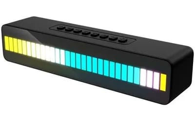 Barre Sonore Bluetooth Ambiante LED TWS Avec Jeux De Lumières Et Effet HIFI Noir