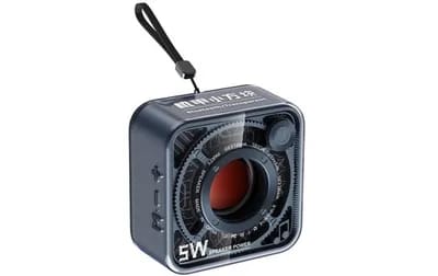 Mini Enceinte Bluetooth Sans Fil Portable Avec Subwoofer Transparent - Design Un