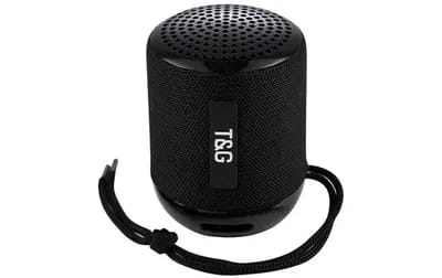 Enceinte Bluetooth Portable Mains-Libres Son Puissant Autonomie Longue Durée Rou